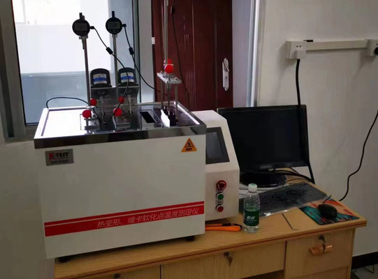 GB/T1634 Hdt Vicat Testing Machine For Plastic Heat Deformation Test