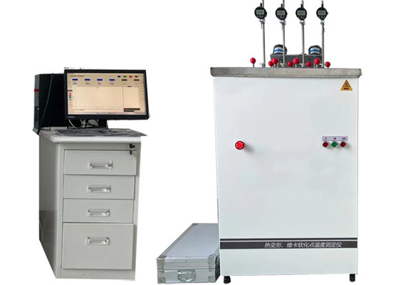 4.5KW Hdt Vicat Testing Machine Determinasi Vicat Pemanasan Suhu Plastik