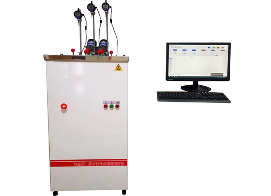 Automatic Lifting Sample Frame HDT Vicat Testing Machine untuk pengujian suhu deformasi