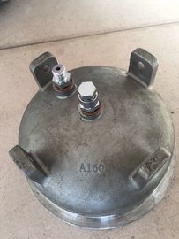 Long Life 160mm Metal End Caps Untuk Pipa, Mesin Uji Tekanan Pipa End Cap