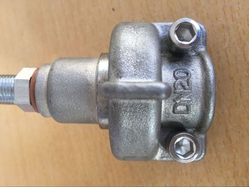 Setengah Putaran Pot Bentuk Hydro Pressure Testing Machine End Cap, 20mm Akhir Pipa Penutupan