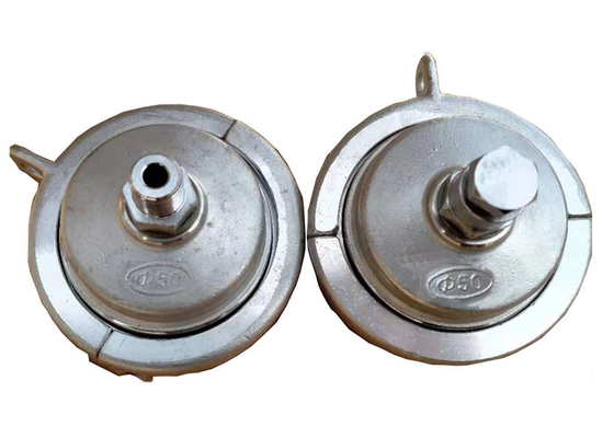 Perak Putih 304# Stainless Steel Plastic Pipe Seal End Caps untuk Precision Casting dalam memenuhi standar ISO1167
