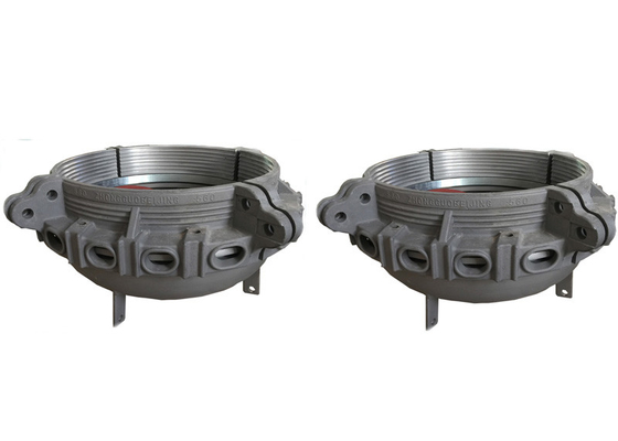 150KG Perak Putih Plastik Pipe End Caps φ395 * 12mm