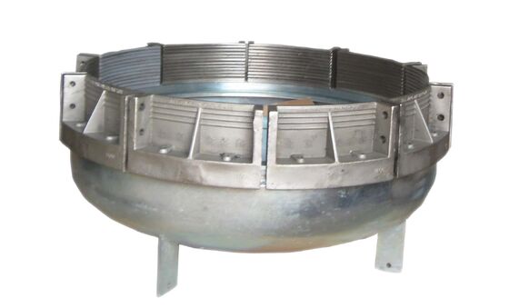 Tutup Ujung Pipa Plastik Ringan dengan Ujung Penyegel Berbentuk Drum dan Permukaan Kontak Bergerigi untuk Meningkatkan Kekuatan Penjepit